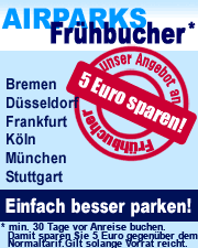 Parken Flughafen - Frühbucher-Angebot