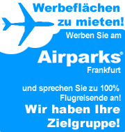 Werbeflaechen am Airparks-Parkplatz- Frankfurt